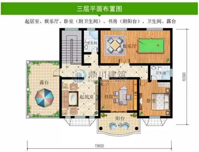 7款占地百余平三层农村别墅，简单又实用，适合农村三代同堂居住