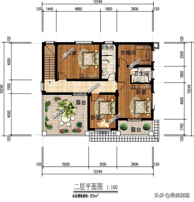 12x10欧式双层别墅，主体造价28万起，有钱人就该如此享受