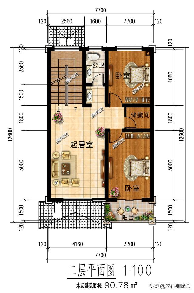 面宽窄，进深长，这种宅基地怎么盖别墅？看完这栋你就知道