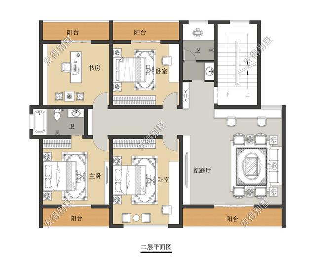 2层中式合院别墅，白墙灰瓦意境迷人，2种屋顶效果你喜欢哪款？