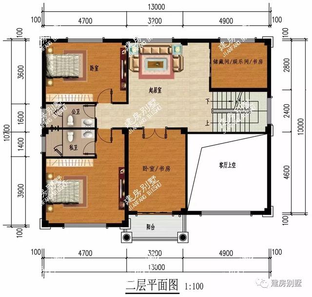 面宽13米的欧式农村别墅，配落地窗设计，好宅旺全家