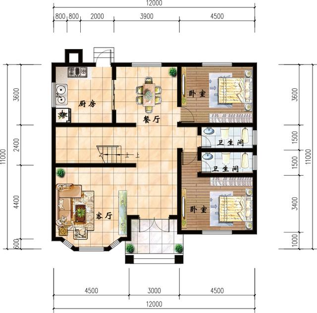 20万就能建别墅，这有3款漂亮的，图纸收藏好不吃亏