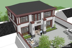 54万农村自建中式庭院别墅效果图，大气精致引领新潮流！