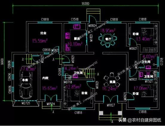 4套带有庭院的农村二层别墅，第2款适合北方，第4款你一定喜欢