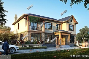 40万中式庭院别墅设计效果图，给你一个漂亮又温暖的家。