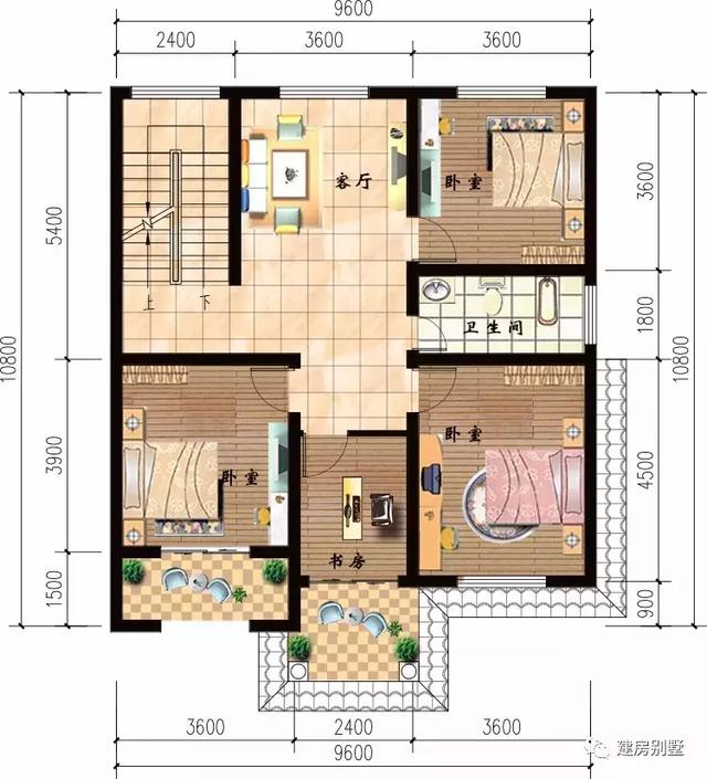 面宽9-10米之间的农村小别墅，回老家盖房子，就要建漂亮点