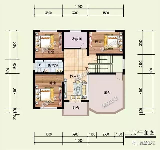 5套二层实用复式别墅，都带挑高客厅，最后一套美的惊艳