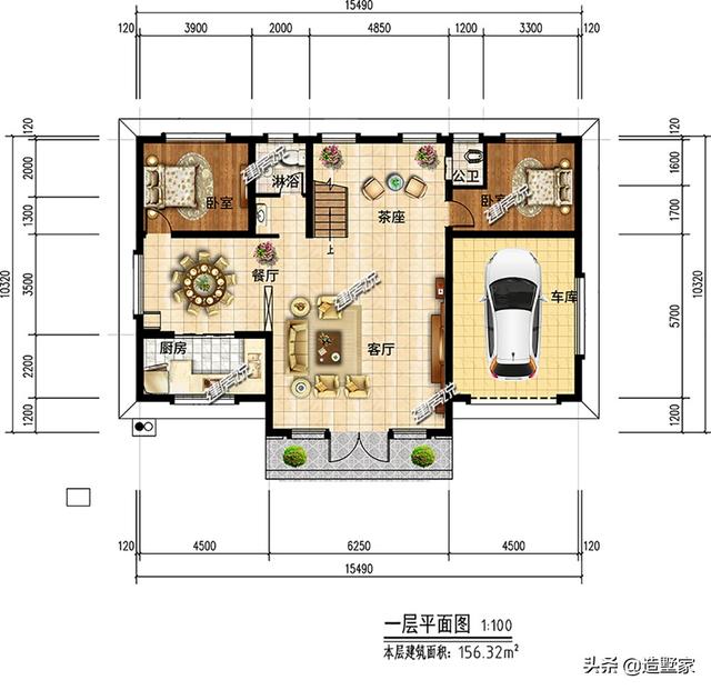 在农村25万能建什么样的别墅，这栋就不错，图纸难求快收藏好了