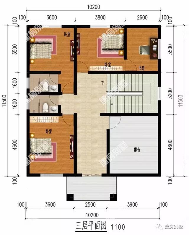 宽10-11米之间的两栋自建房，简约别墅，业主和施工队都喜欢