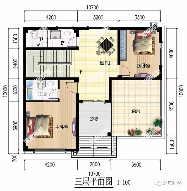 宽10-11米之间的两栋自建房，简约别墅，业主和施工队都喜欢