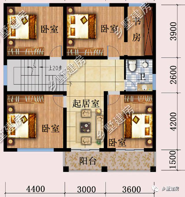 11×12二层农村自建小别墅，只需30万，给您一个满意的家