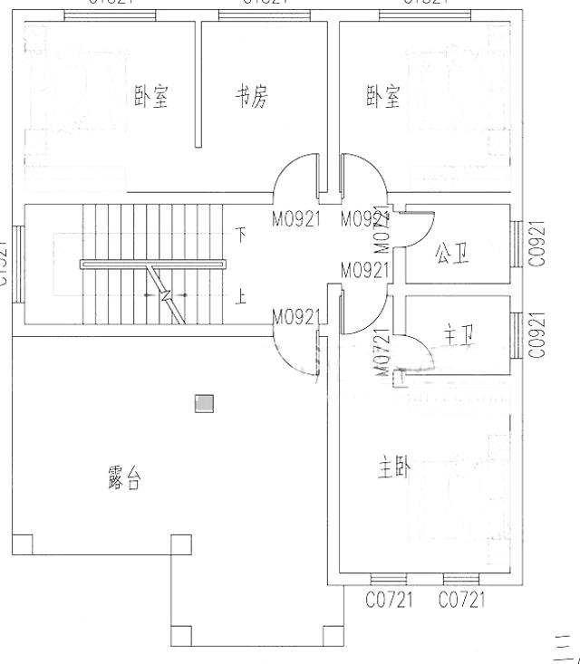 3款三层别墅设计图施工图，室内采光极好，适合农村建筑！