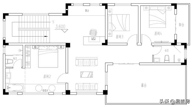 江西设计师的自建别墅什么样？落地窗+大露台，50万建成全村最美