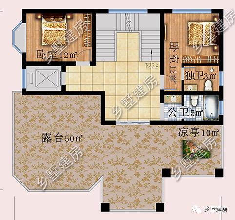 欧式农村自建别墅，挑空客厅+观光电梯，带你感受华丽优雅生活
