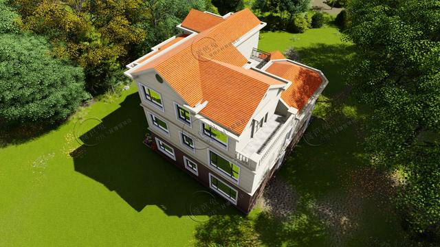 新农村占地200平米自建房别墅6室3厅,附全套户型图cad施工图纸!