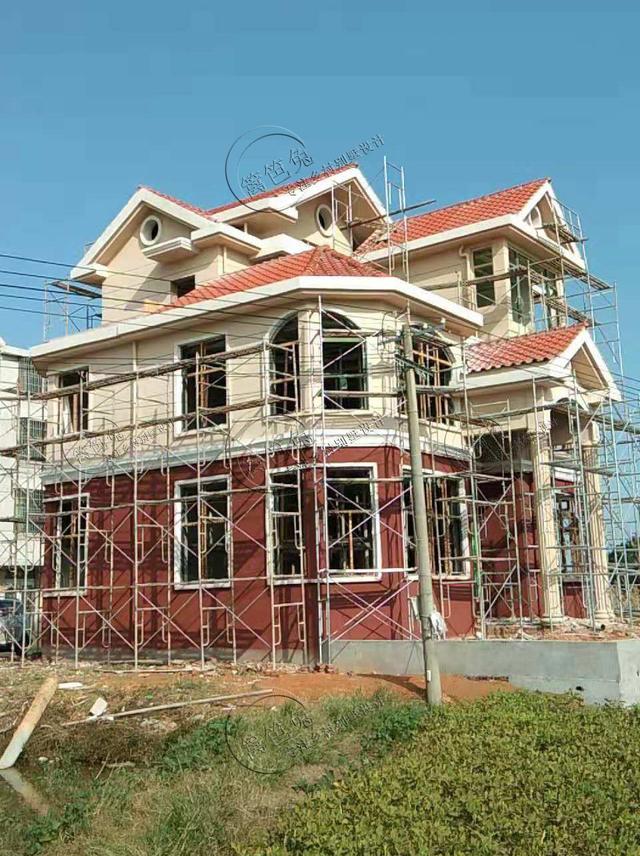 新农村占地200平米自建房别墅6室3厅,附全套户型图cad施工图纸!