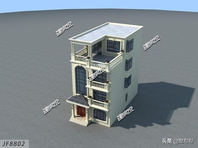 面宽7米的有福了，照样可以建起别墅，图纸难求赶紧收藏