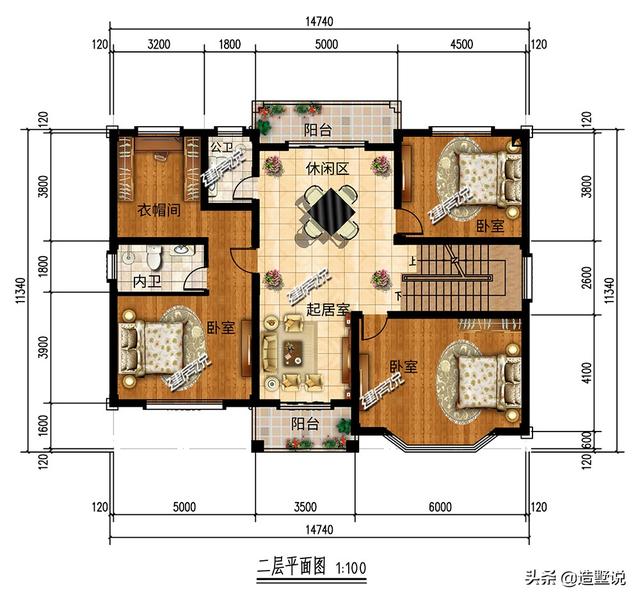 11x12三层豪华欧式别墅，华丽丽豪宅既视感