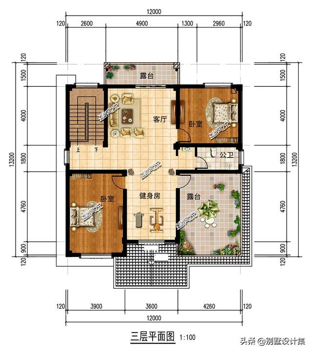 福建三层大气欧式别墅，占地方正，好户型越住越有钱