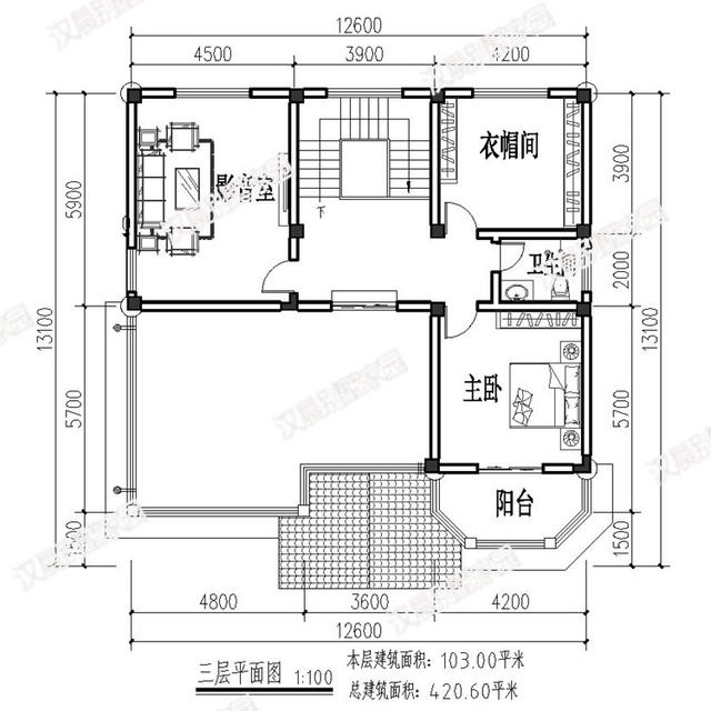 宅地不规则，就选盖这栋别墅！16X11.7米 房子中间架空，有见过？