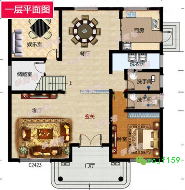 主体30万农村自建房全套图纸小户型别墅设计图