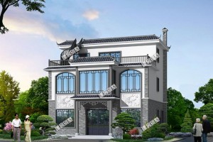 3栋新中式别墅设计方案，集古建筑的美与现代建房的尚于一体！