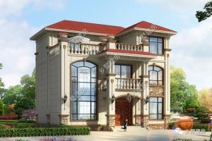 22万农村三层别墅设计方案，建房的不二选择。