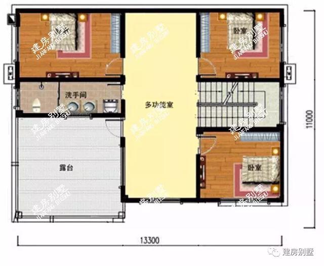 两栋进深11米的自建房别墅，造价25万上下，外观公认很美