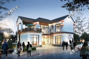 210.16㎡新中式别墅设计效果图，布局大气上档次！