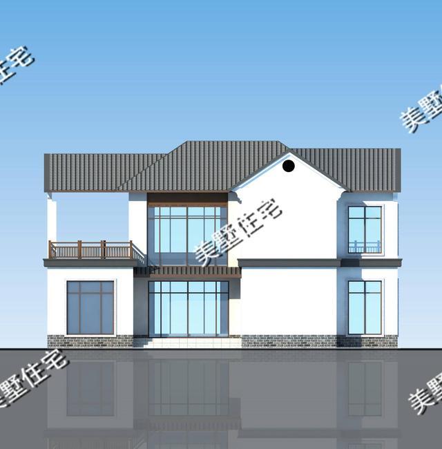 210.16㎡新中式别墅，布局大气上档次，建栋在村里肯定数一数二