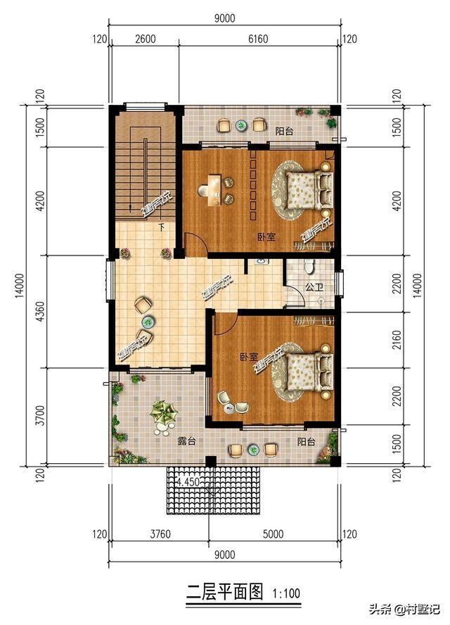 精选3套25万就能在农村建的二层别墅，看完心动了，农村倍受欢迎