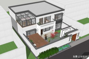 43万现代农村自建别墅设计效果图，更加时尚、干练！