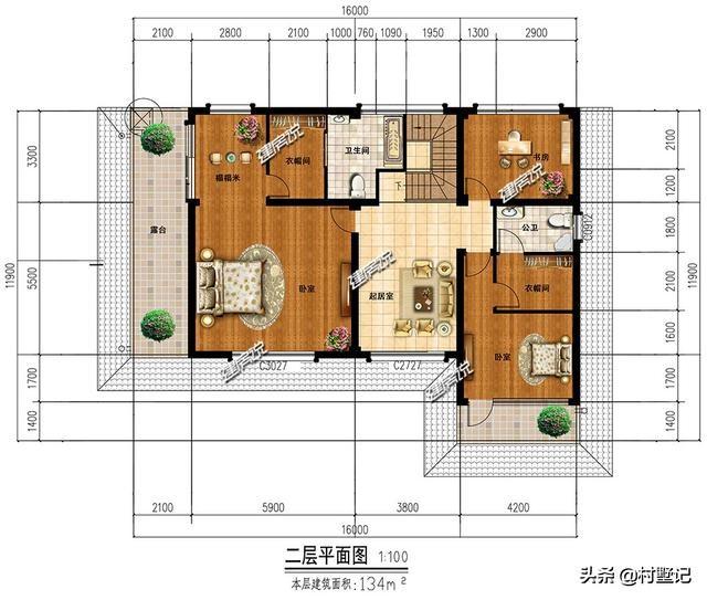 信不信五年后农村家家户户住别墅，经典中式四合院，图纸收藏好