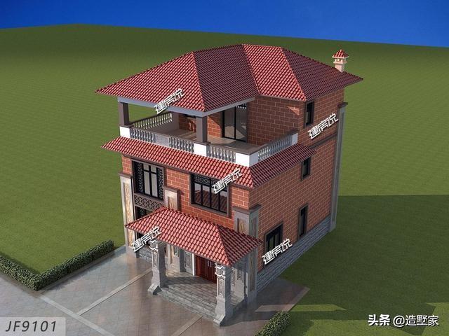 5套小面积农村别墅，第3套造价仅18万，看完收藏不迷路