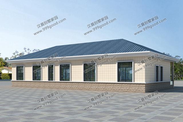2套20万的一层农村别墅,18X13.8米带老虎窗,7间卧室超大气!
