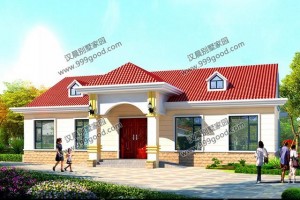 2套20万一层别墅设计效果图，造型超大气！