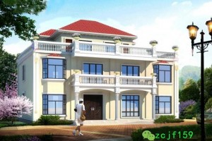 18x12米农村自建2层半别墅图纸，美观经济！