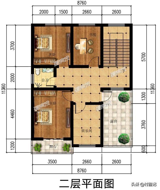 5套20万就能建的二层小别墅，为何大家独爱第3套？仅仅因为好看？