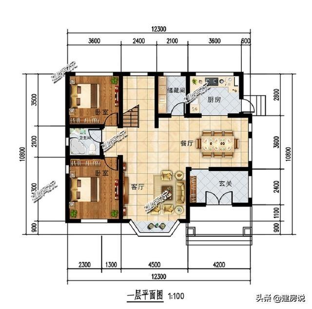 湖北网友晒二层农村别墅，说农村人没品味的打脸了（附图纸）