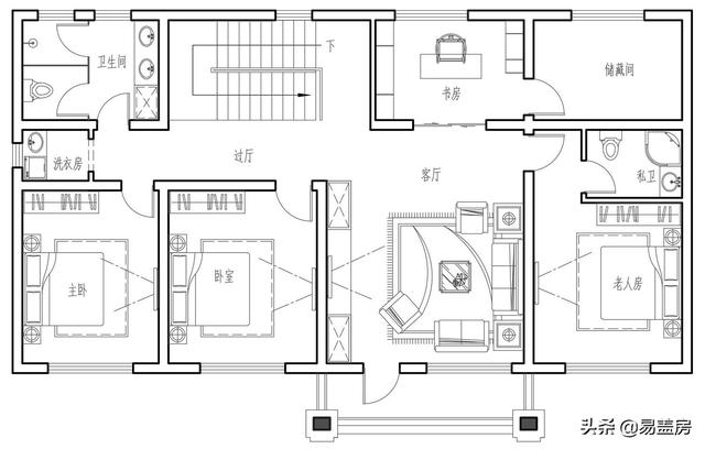 北京业主52万建别墅，定制方正户型超走心，新中式小院受邻里喜欢