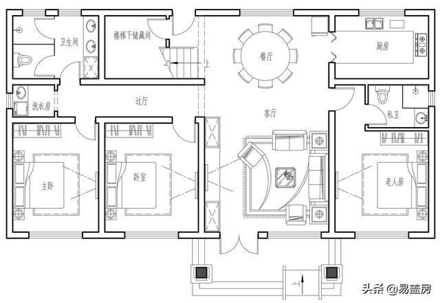 北京业主52万建别墅，定制方正户型超走心，新中式小院受邻里喜欢