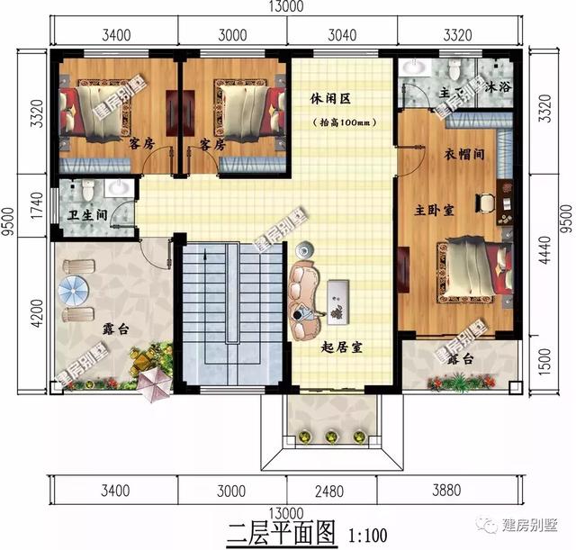 13×9.5米农村别墅，主体造价25万，提升生活质量