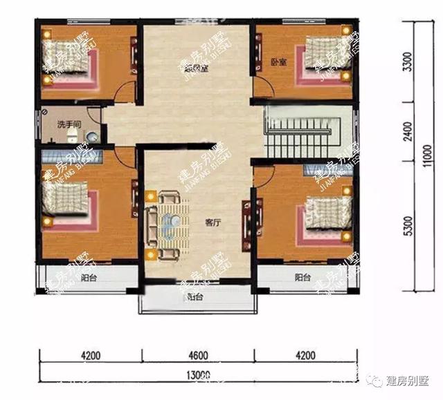 2栋开间13米左右的自建房,都是很经典的户型,建的人比较多