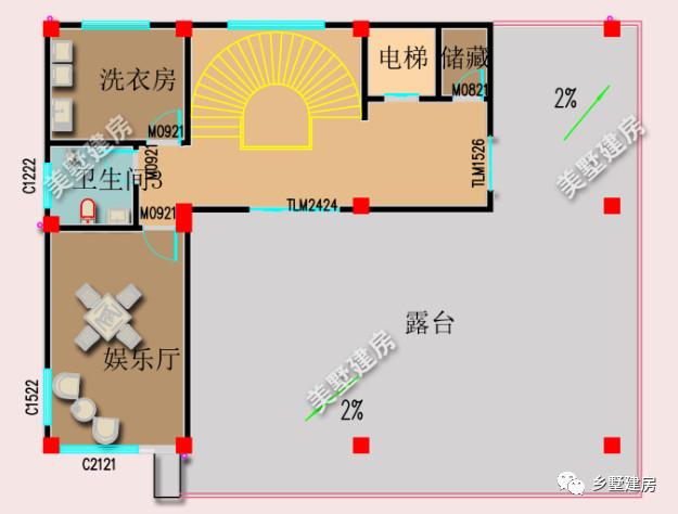 超豪华四层农村别墅，电梯+挑空客厅，极尽舒适的完美居所！