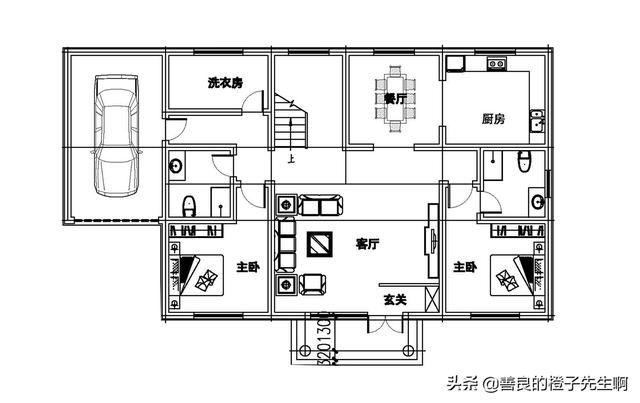 农村自建房5室1厅，双层别墅，相当大气，值得分享！