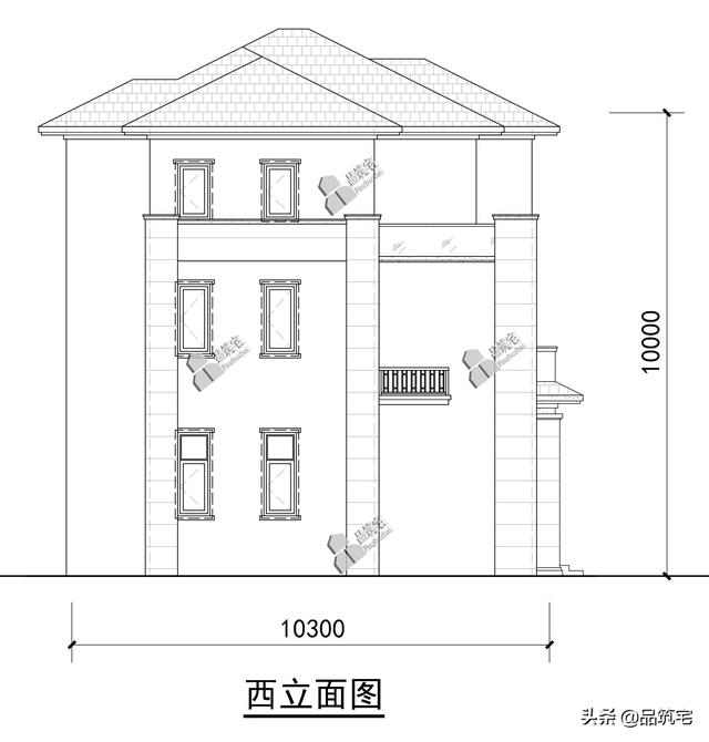 12mX10m三层乡间别墅，这风格最近很风靡你同意吗？