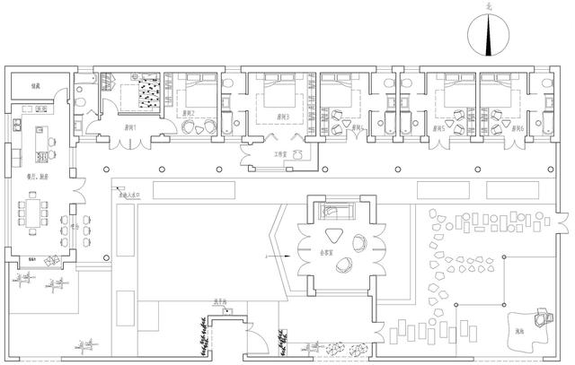 张先生设计一款与姐姐父母住一起“长”仿古典别墅，泡澡池妙设计