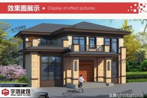 农村自建别墅设计方案，富贵之气挡也挡不住。