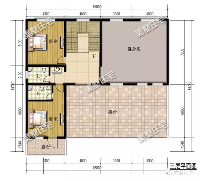 5款农村时尚别墅，带挑高客厅和大露台，第3款让人惊艳