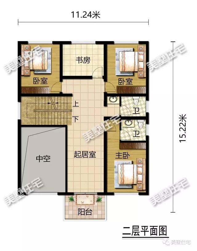 5款农村时尚别墅，带挑高客厅和大露台，第3款让人惊艳
